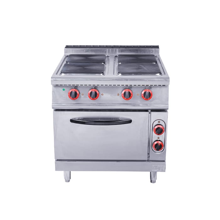 Heavy-Duty 4 Hot Plate Free-Standing Cooking Range for Cruise Ships – 240V/60Hz IMPA174577, 175101