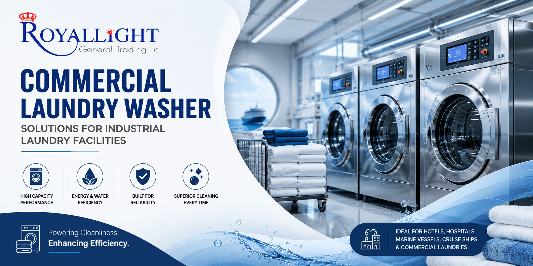 commercial laundry washer